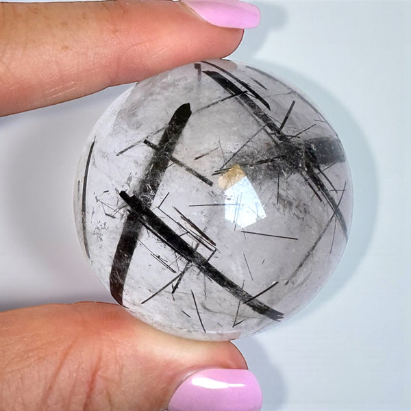 Tourmaline in Quartz Sphere 4.5cm