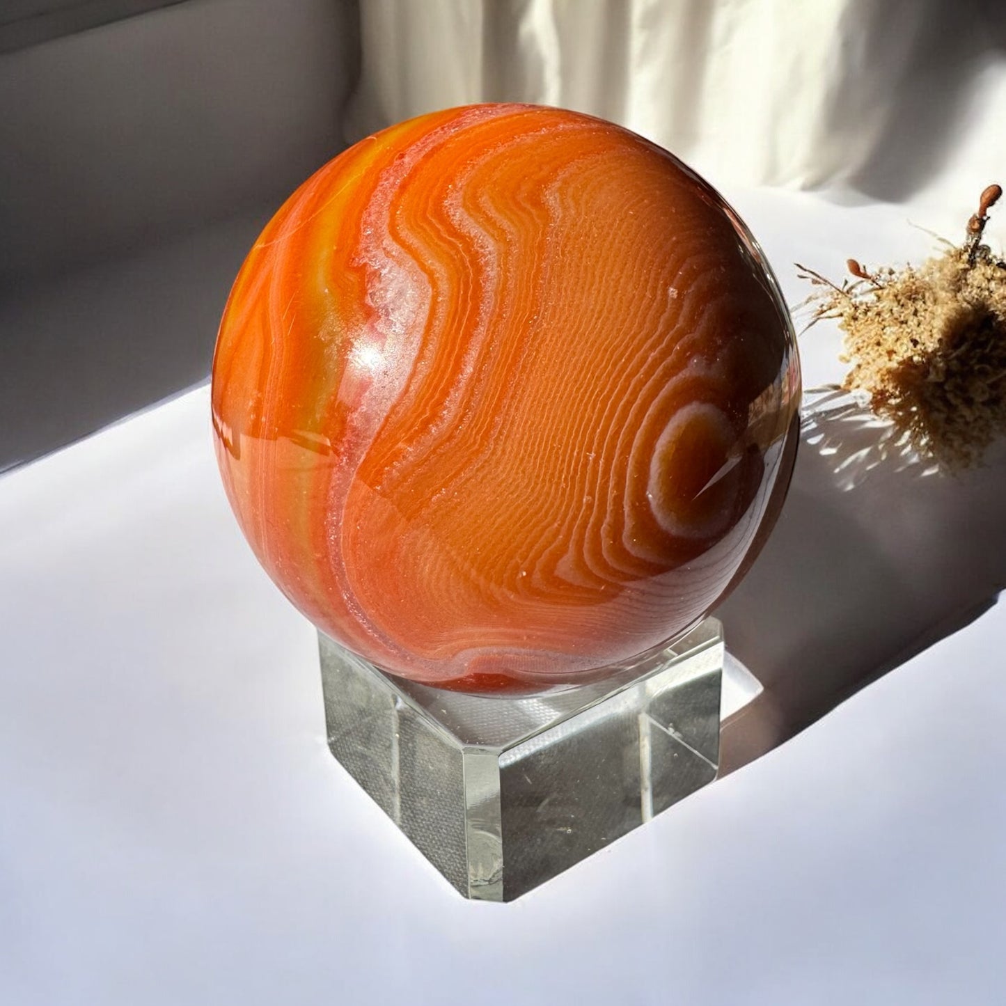 Carnelian Sphere 5.5cm