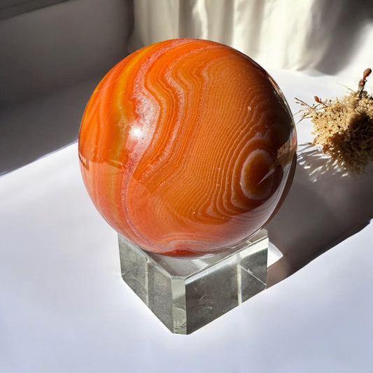 Carnelian Sphere 5.5cm