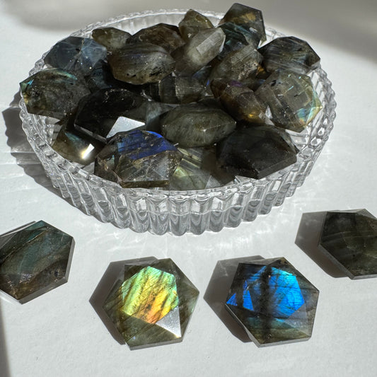 Labradorite Mini Faceted Gusher | Intuitively Chosen