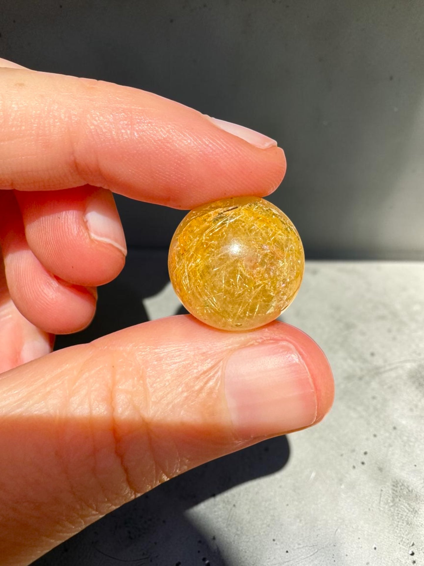 Golden Rutile Mini Sphere