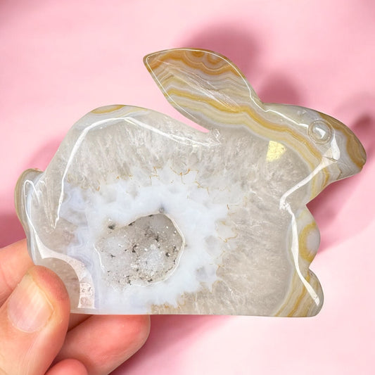 Druzy Agate Bunny