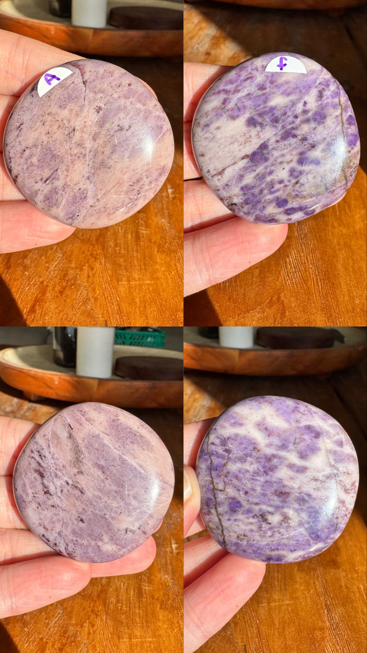 Lavender Jade Flat Stones | Choose Your Own