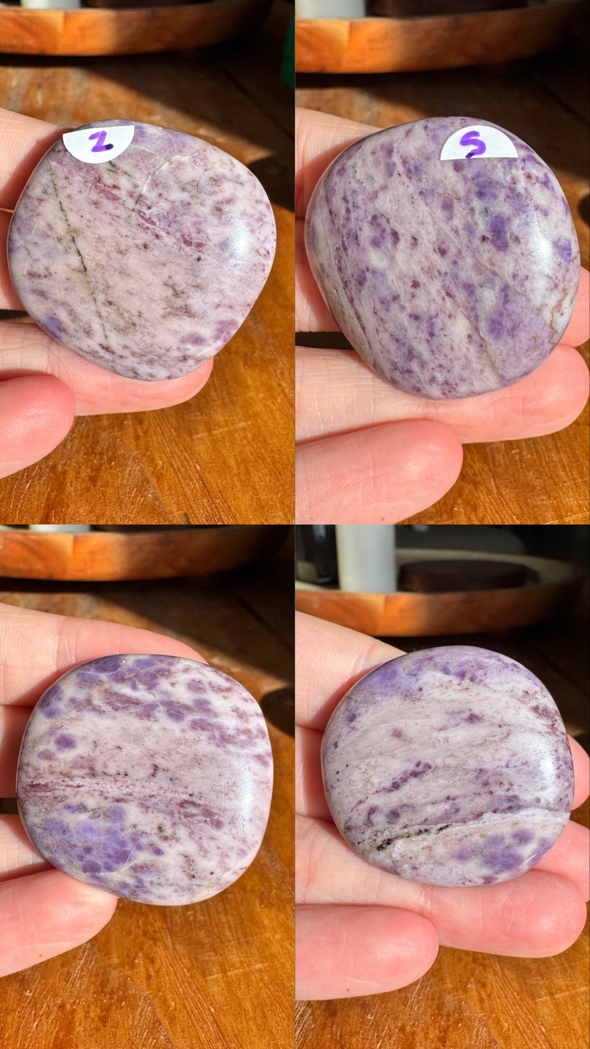 Lavender Jade Flat Stones | Choose Your Own