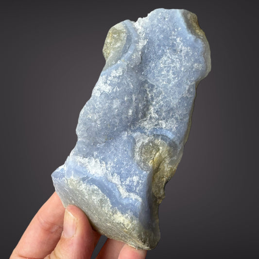 Blue Lace Agate Raw Druzy Cluster
