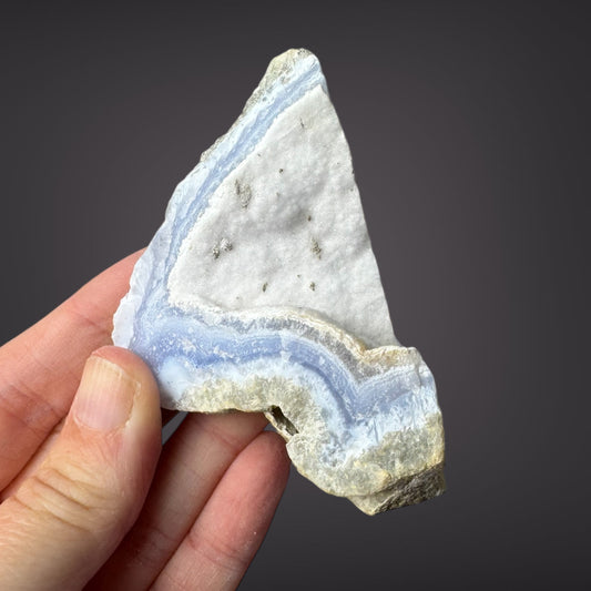 Blue Lace Agate Raw Druzy Cluster