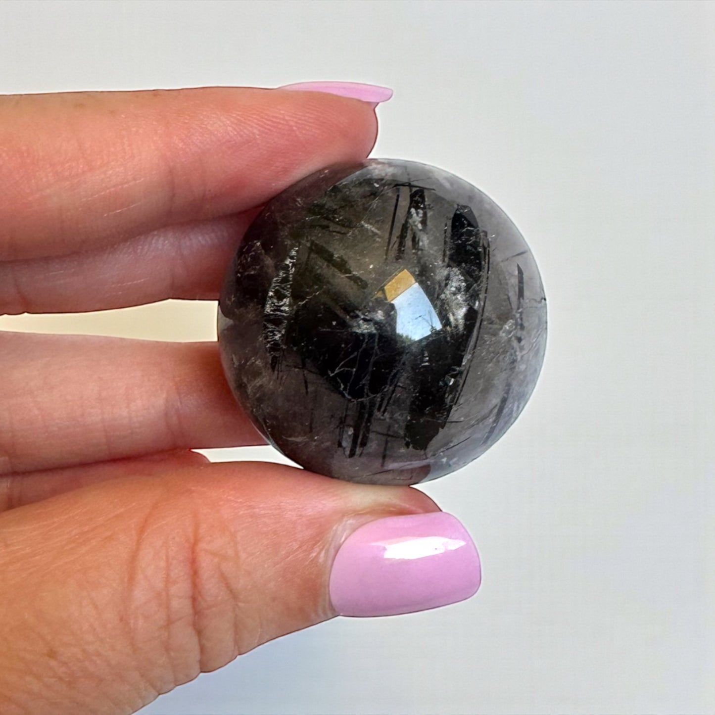 Tourmaline in Quartz Sphere 3.5cm