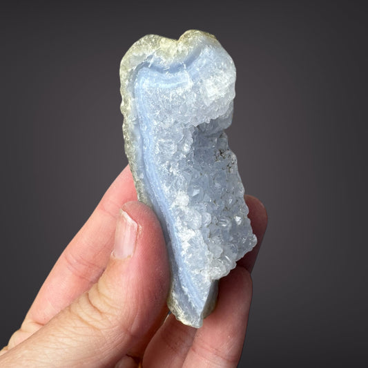 Blue Lace Agate Raw Druzy Cluster