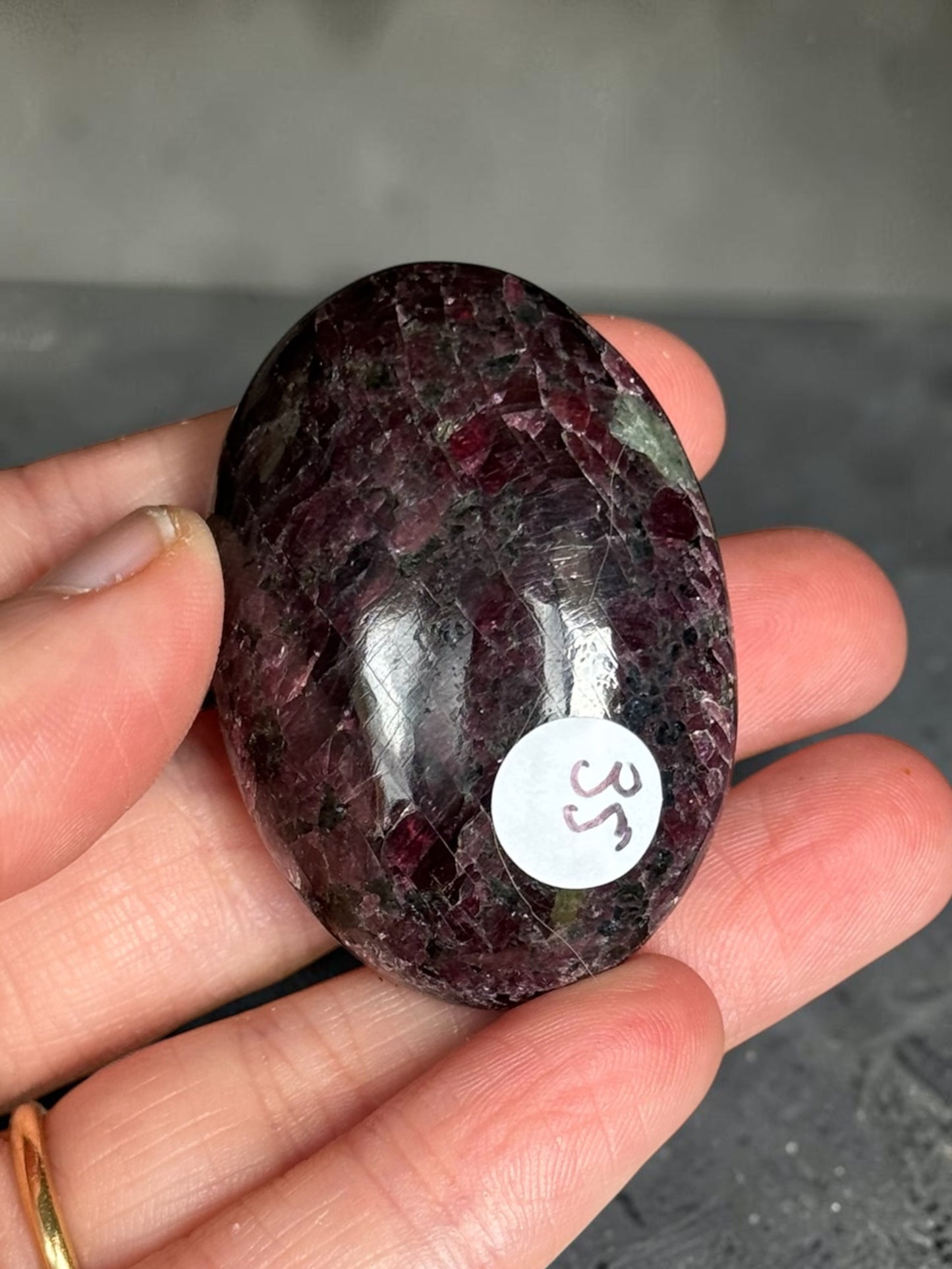 Garnet Palmstone ~ India