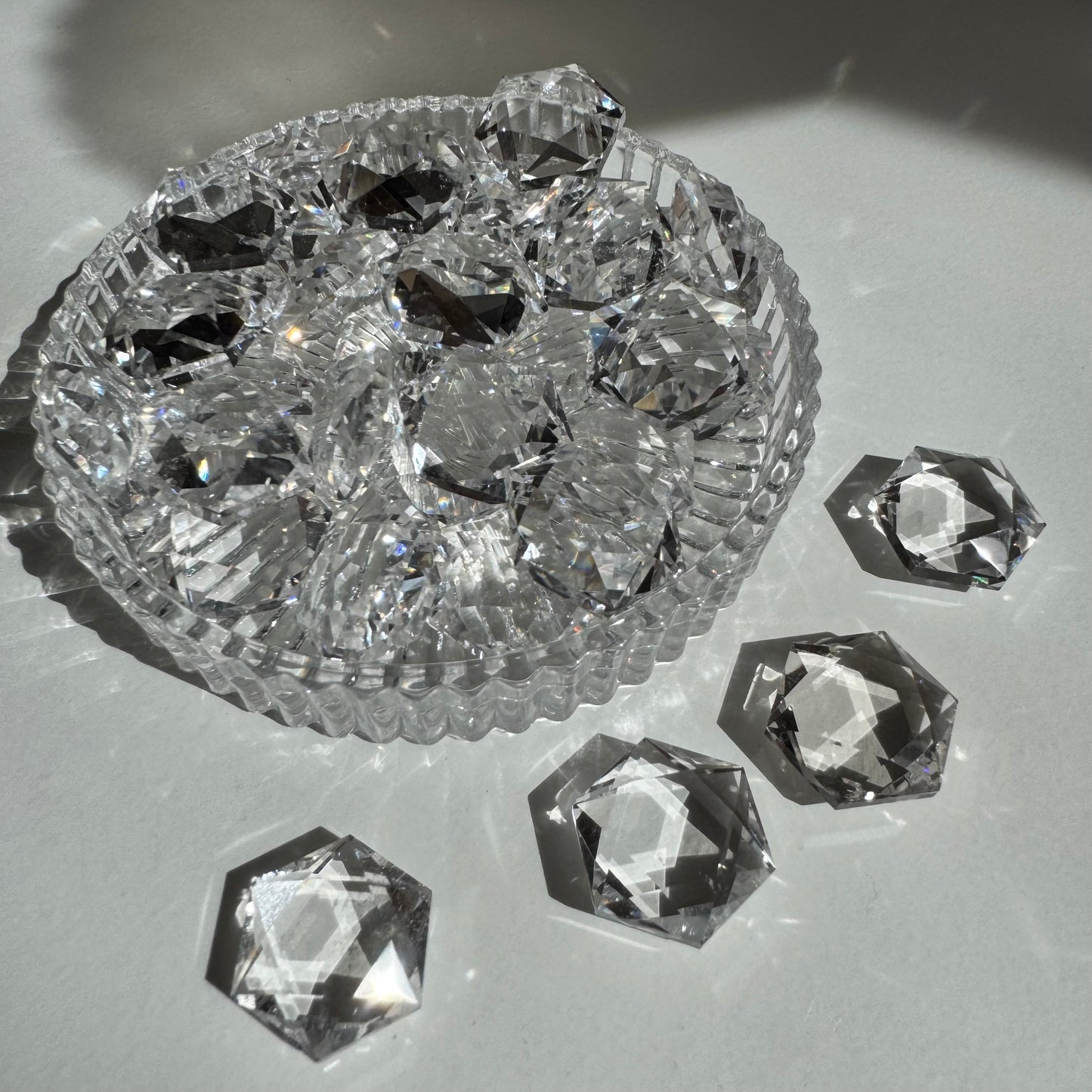 Clear Quartz Mini Faceted Gusher | Intuitively Chosen