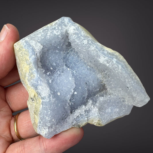 Blue Lace Agate Raw Druzy Cluster