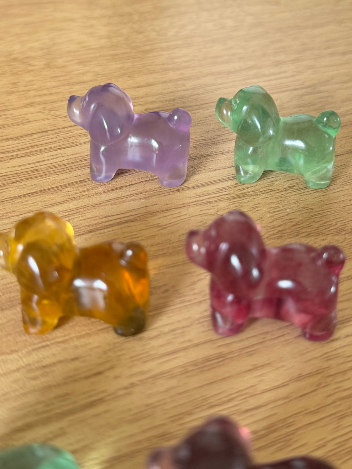 Fluorite Dog Carvings ~ Choose Your Own
