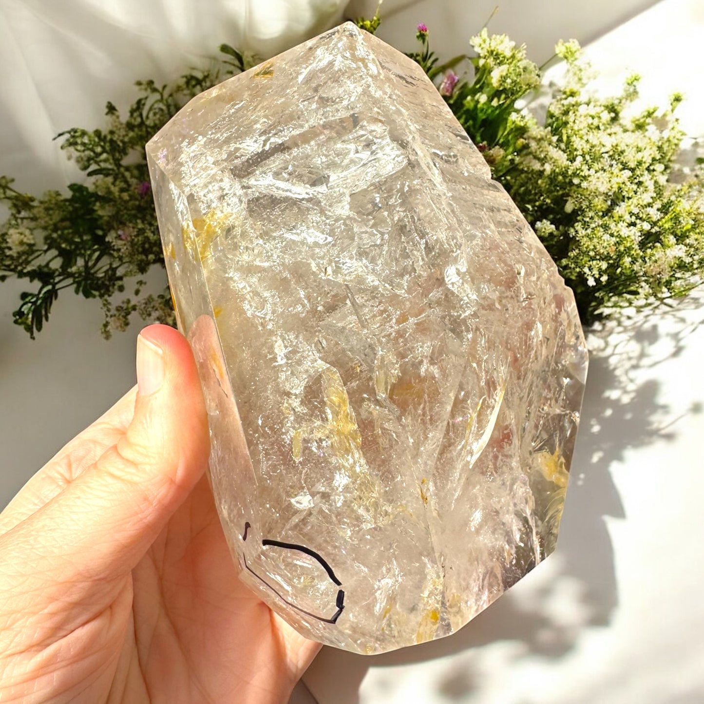 Included Quartz With Enhydro