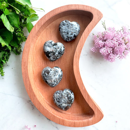 Yooperlite Heart Carvings