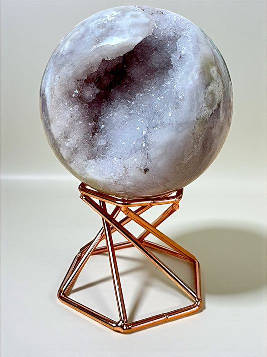 Lilac Pink Amethyst Sphere 6cm