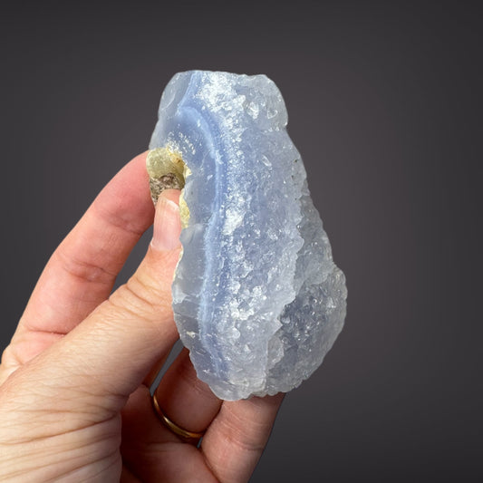 Blue Lace Agate Raw Druzy Cluster