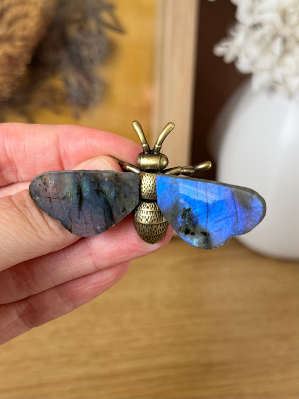 Labradorite Metal Bee