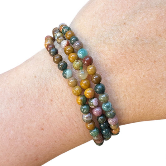Ocean Jasper Bracelets 4mm