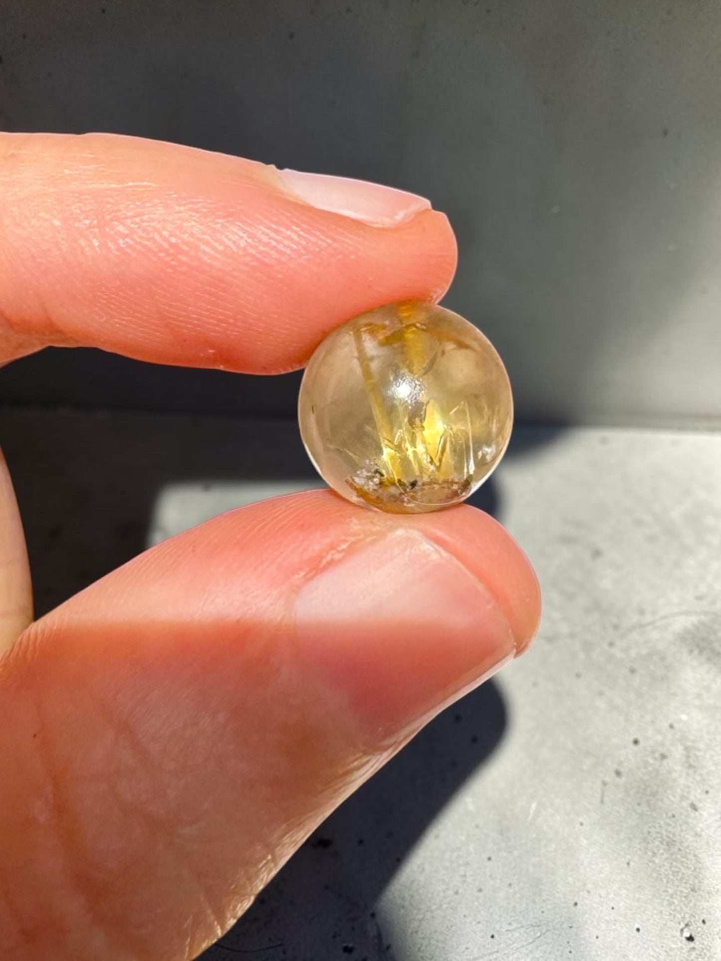 Golden Rutile Mini Sphere