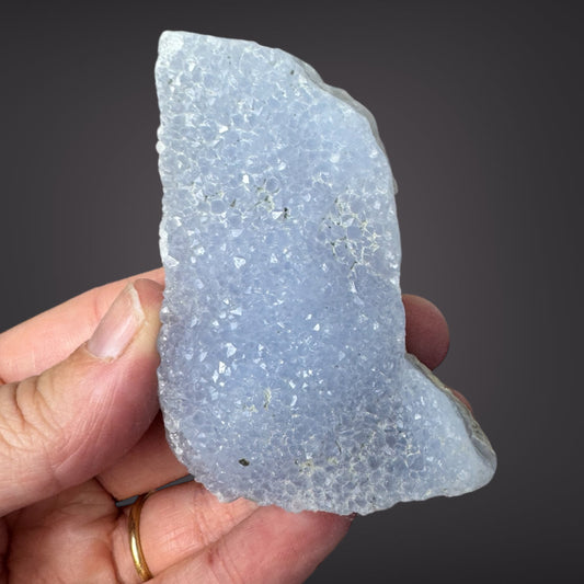 Blue Lace Agate Raw Druzy Cluster