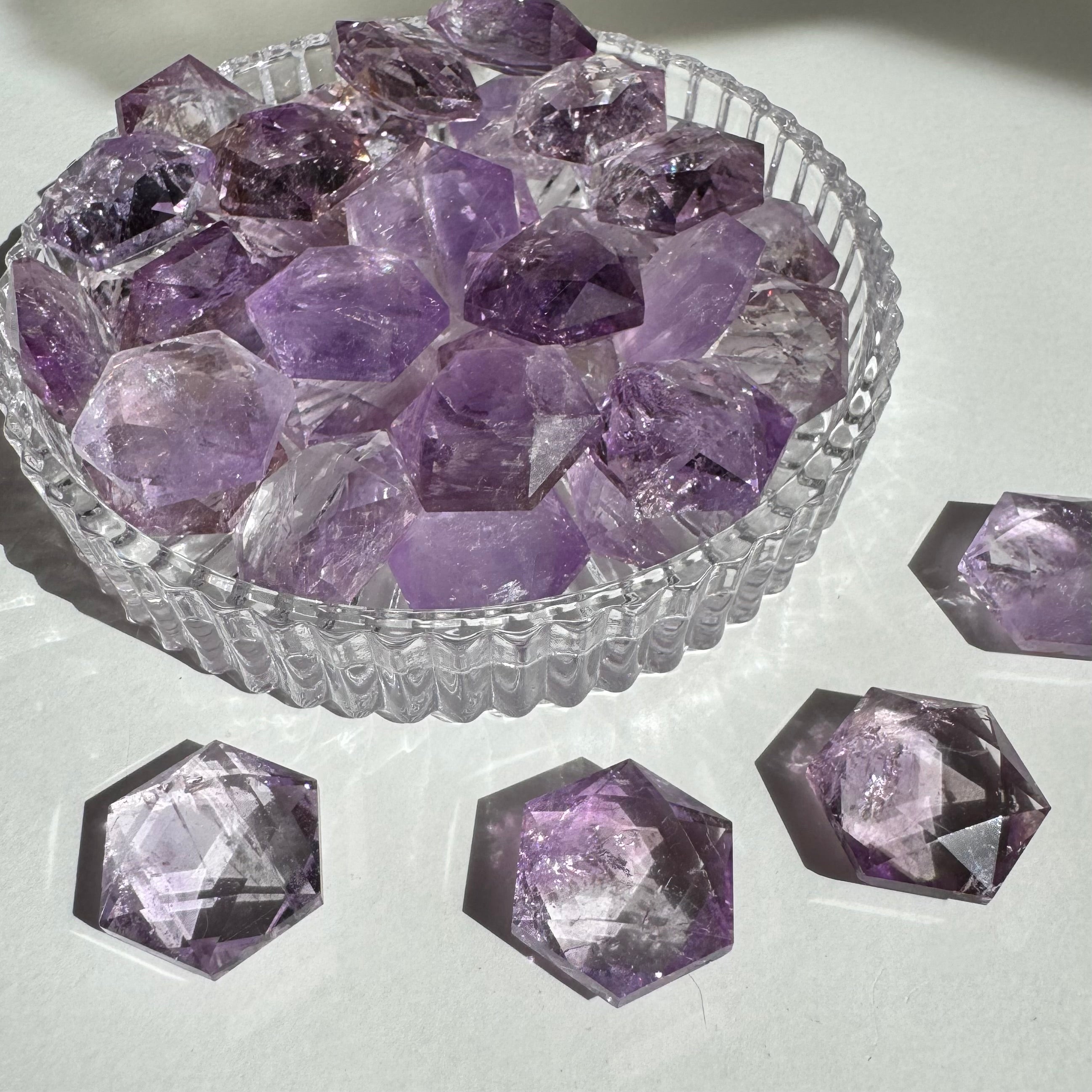 Amethyst Mini Faceted Gusher | Intuitively Chosen – Grounded Crystals