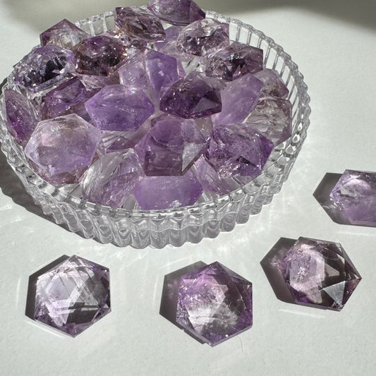 Amethyst Mini Faceted Gusher | Intuitively Chosen