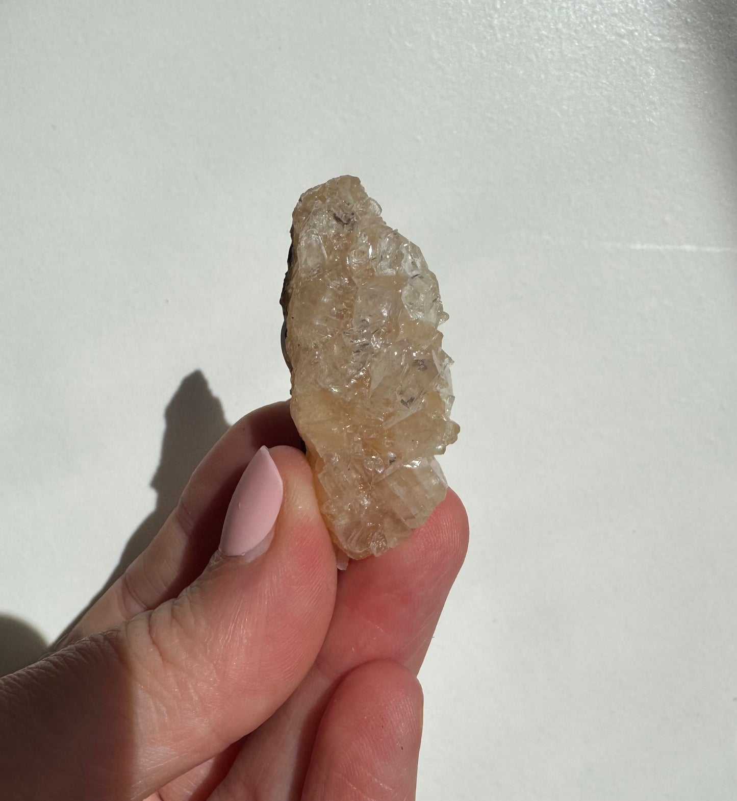 Peach Diamond Apophyllite Cluster/Specimen