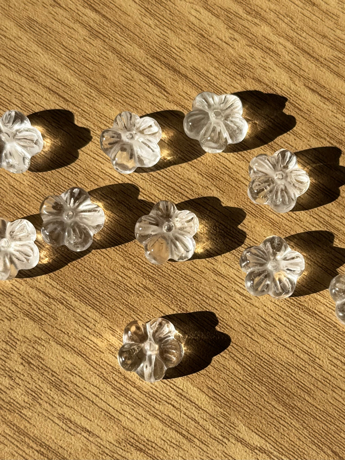 Clear Quartz Mini Flower Carving | Intuitively Chosen