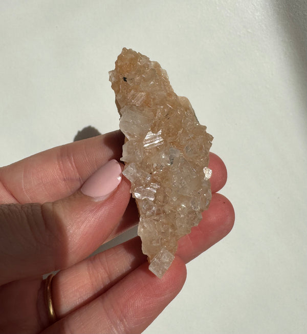 Peach Diamond Apophyllite Cluster/Specimen (C)