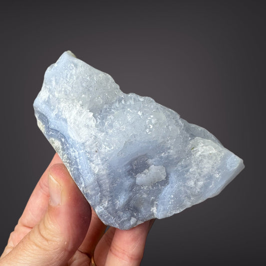 Blue Lace Agate Raw Druzy Cluster