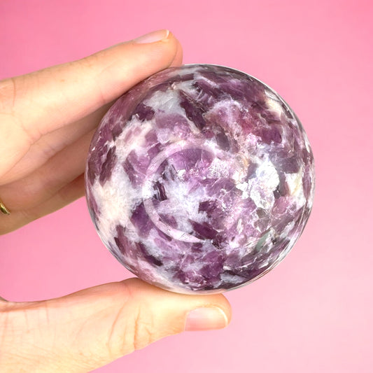 Lepidolite and Mica Sphere 6cm