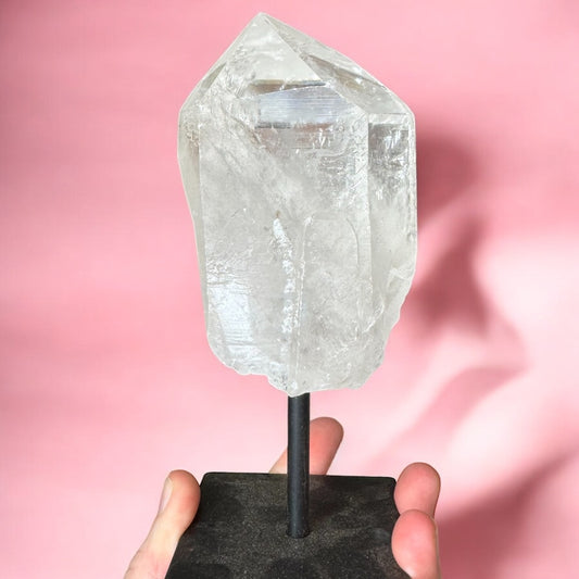 Natural Quartz Point on Stand