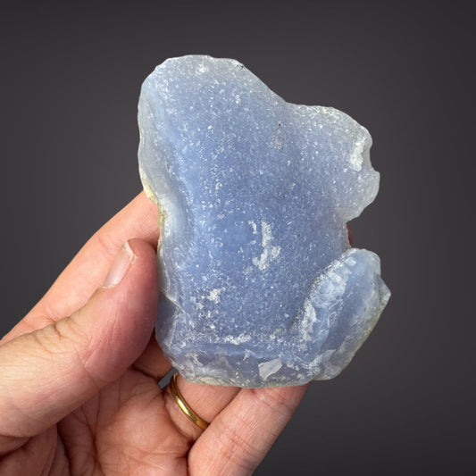 Blue Lace Agate Raw Druzy Cluster