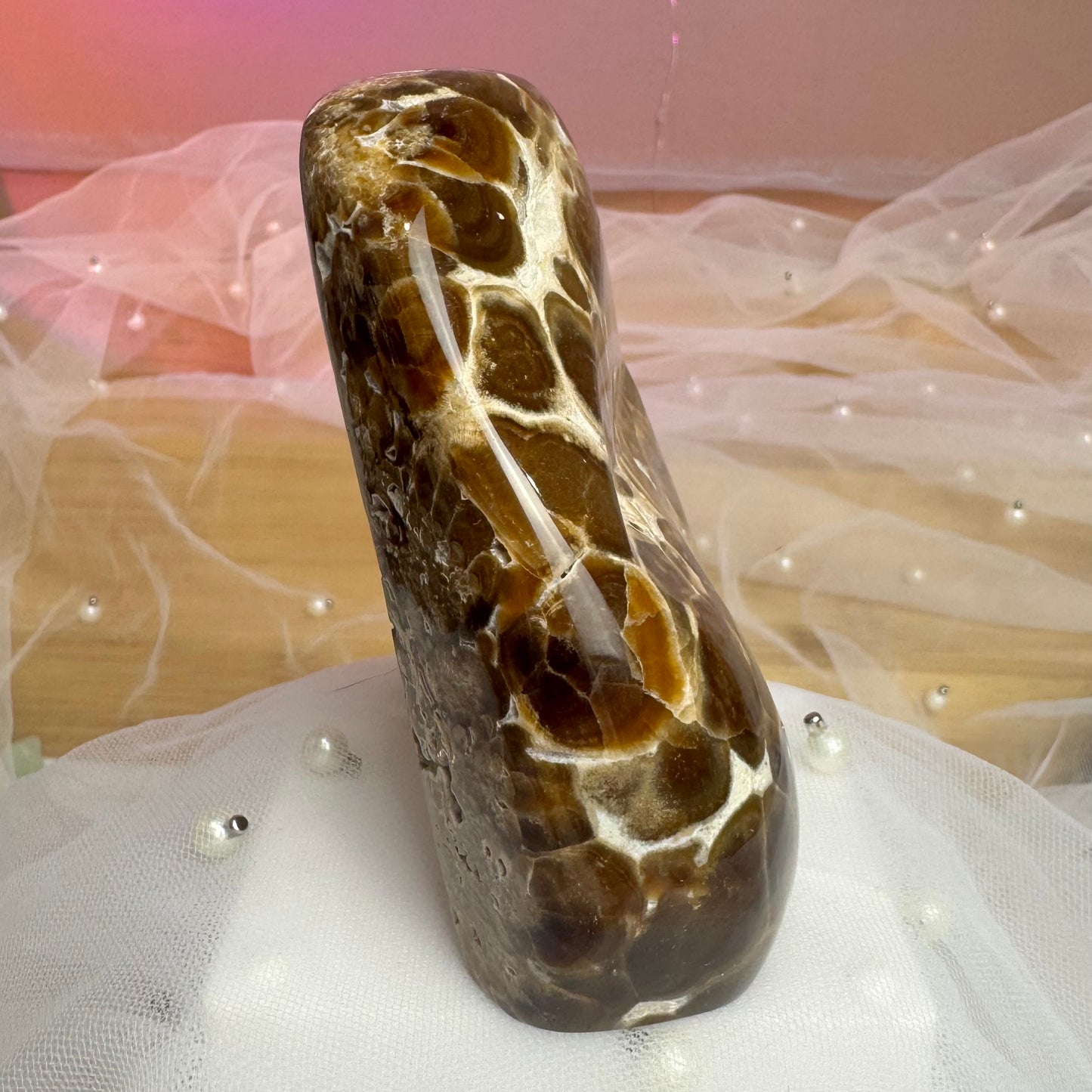 Leopard Chocolate Calcite Freeform