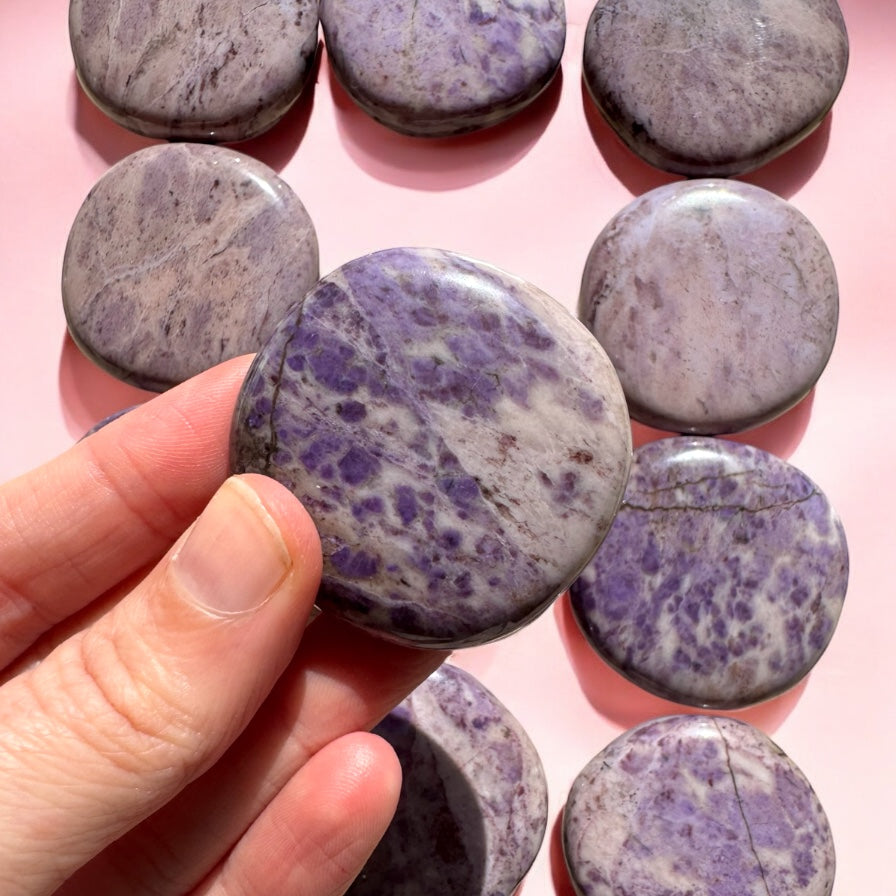 Lavender Jade Flat Stones | Choose Your Own