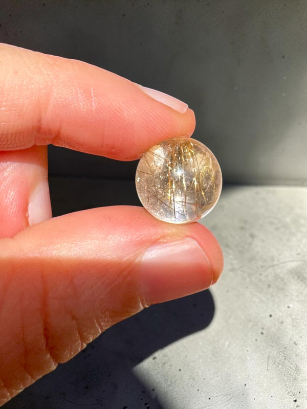 Golden Rutile Mini Sphere