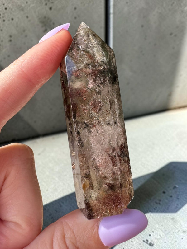 Garden Quartz (lodolite) Point