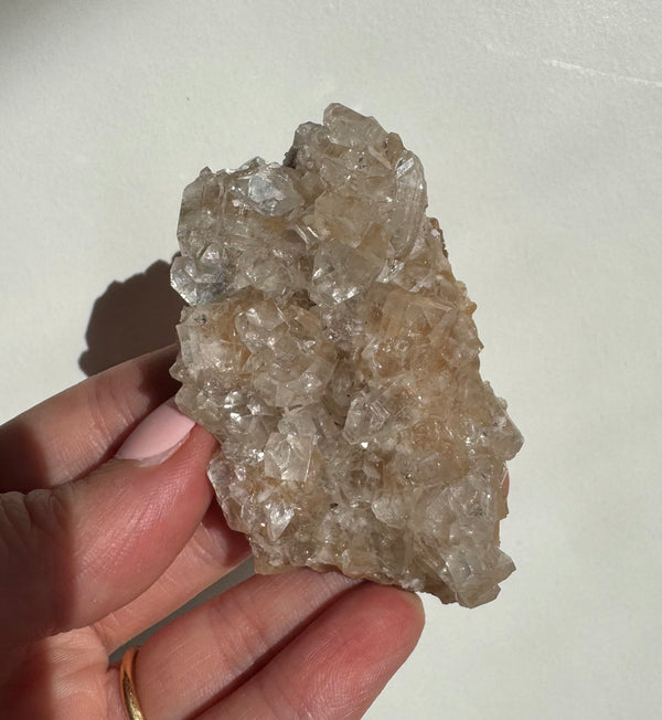 Peach Diamond Apophyllite Cluster/Specimen
