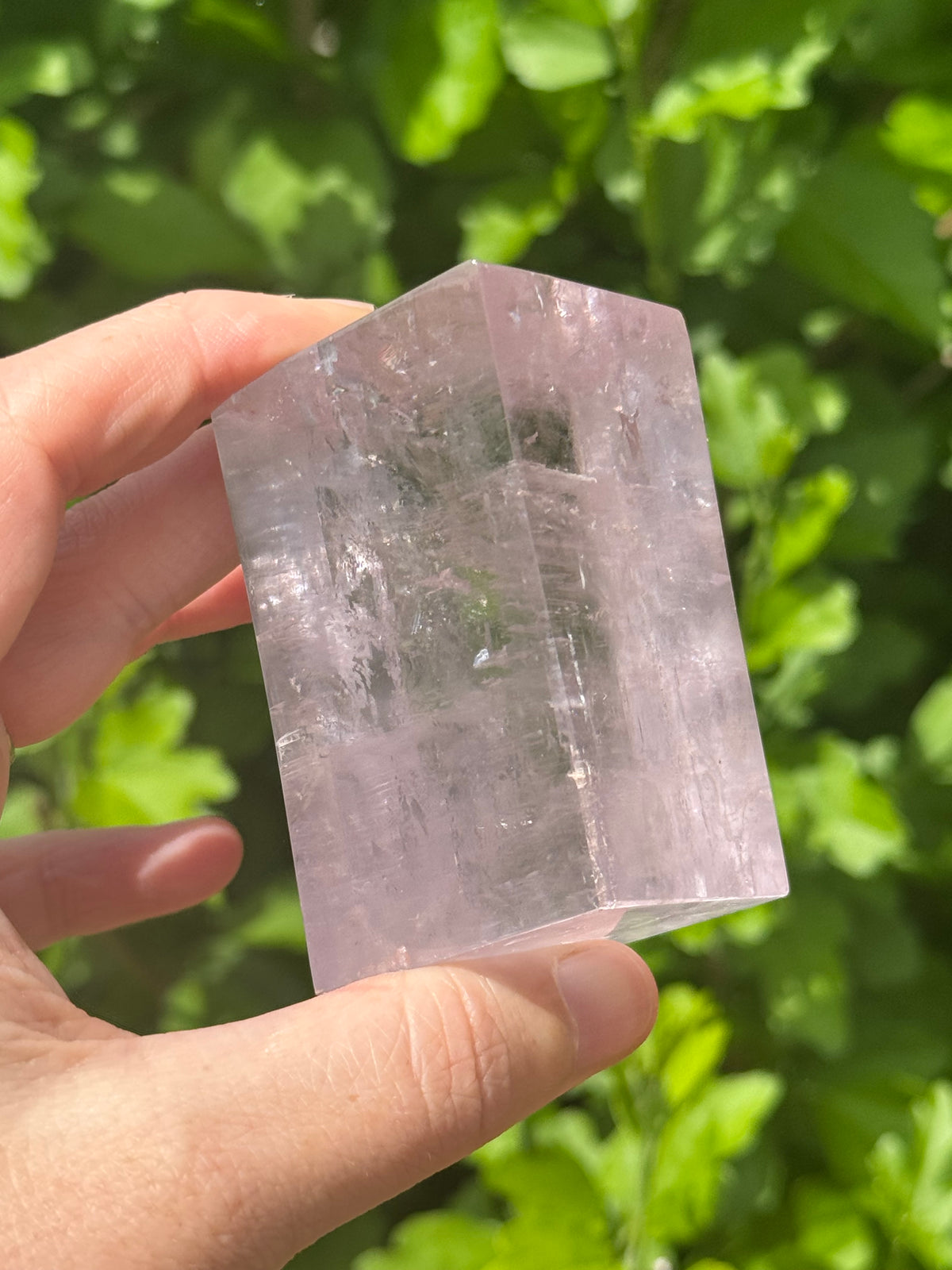 Rare Lilac Optical Calcite Freeform