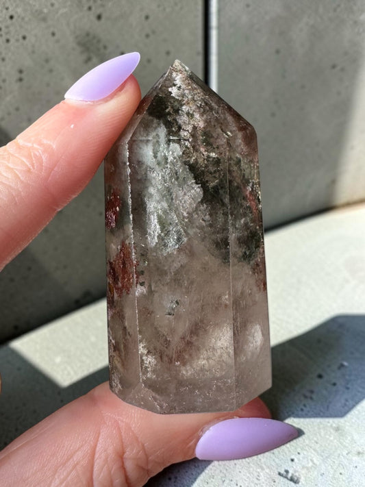 Garden Quartz (lodolite) Point