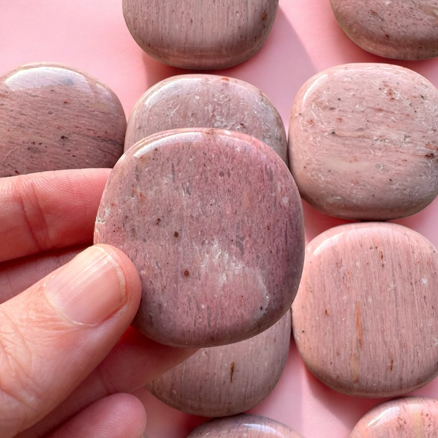Pink Petrified Wood Flat Stones | Choose Your Own