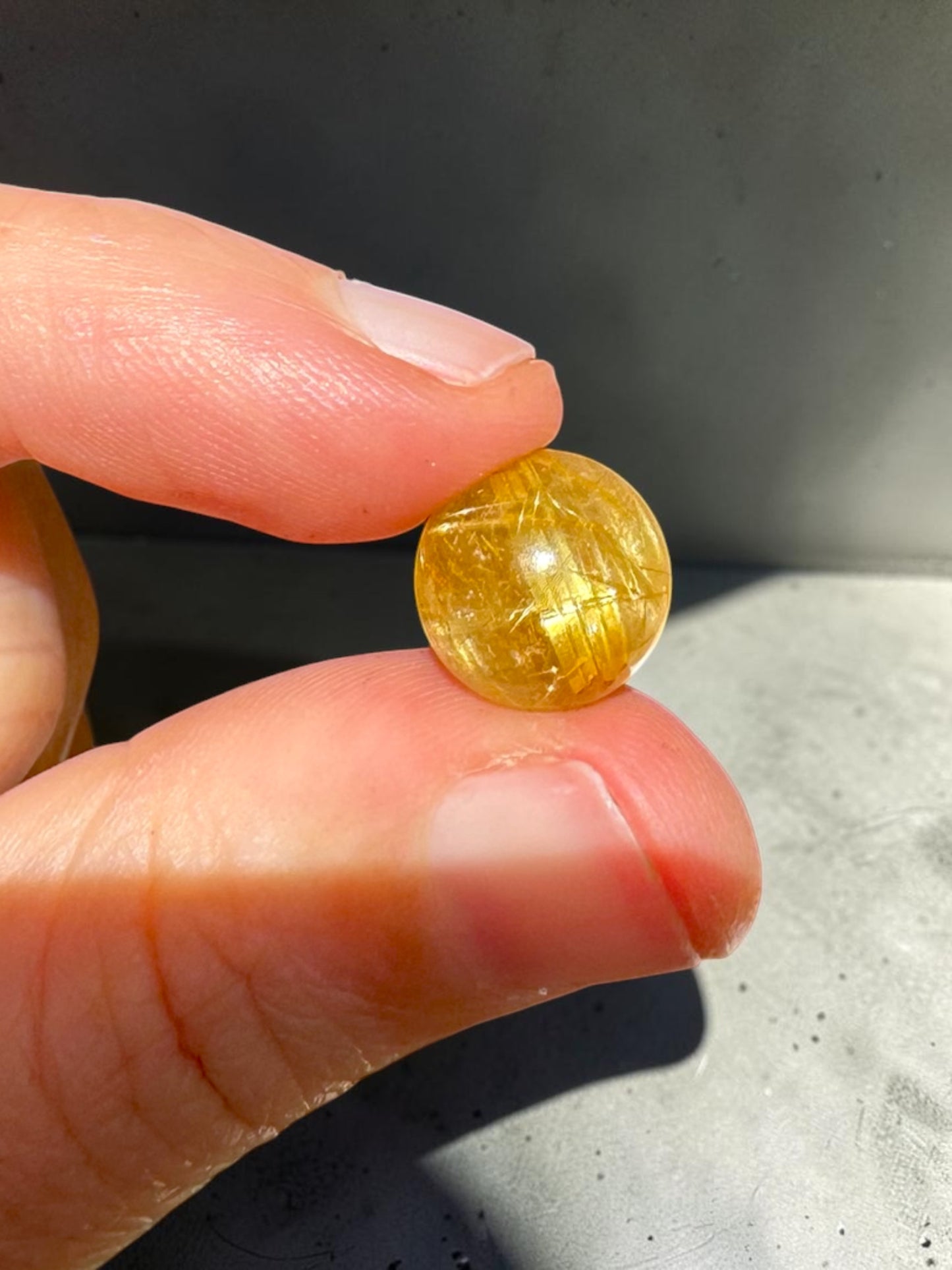 Golden Rutile Mini Sphere