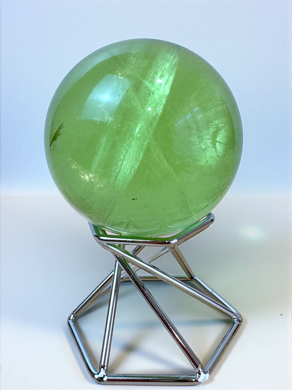 Green Apple Fluorite Sphere 6cm