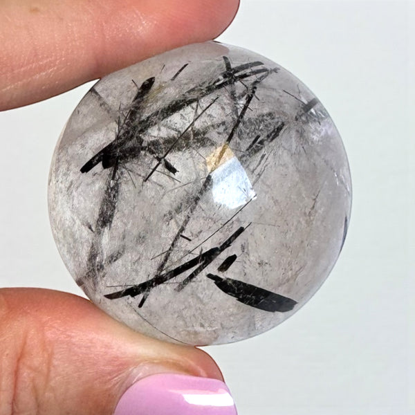 Tourmaline in Quartz Sphere 3.5cm