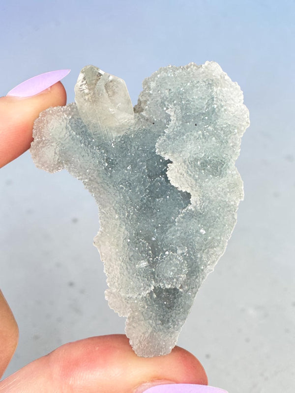 Denim Blue Chalcedony Cluster Specimen