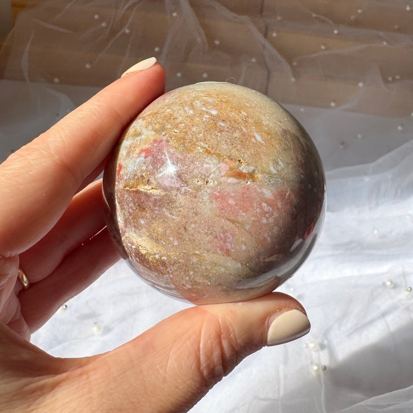 Sea Jasper Sphere