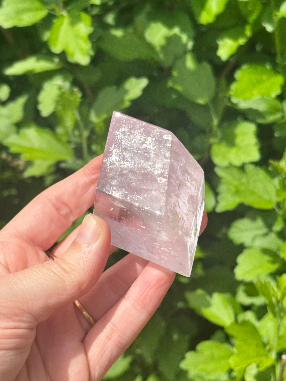 Rare Lilac Optical Calcite Freeform