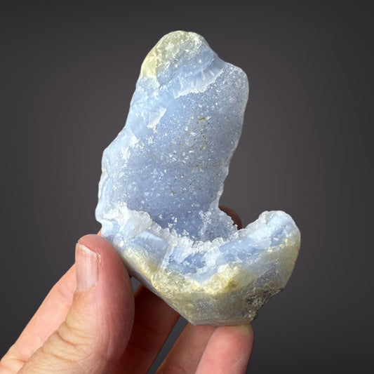 Blue Lace Agate Raw Druzy Cluster