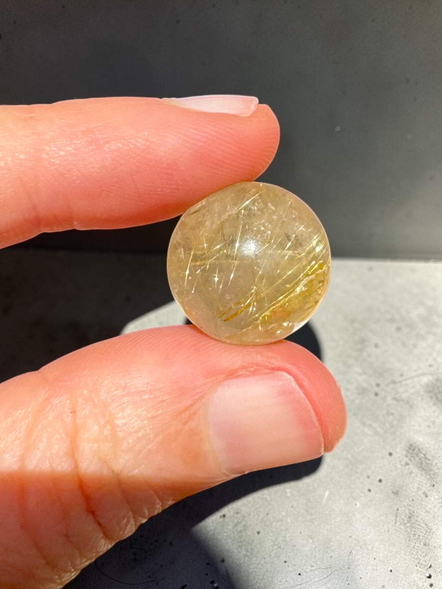 Golden Rutile Mini Sphere