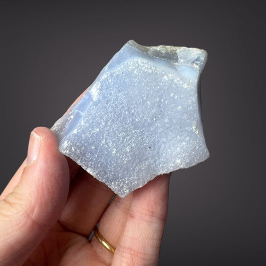 Blue Lace Agate Raw Druzy Cluster